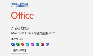 office2021专业版增强版激活码+永久激活密钥